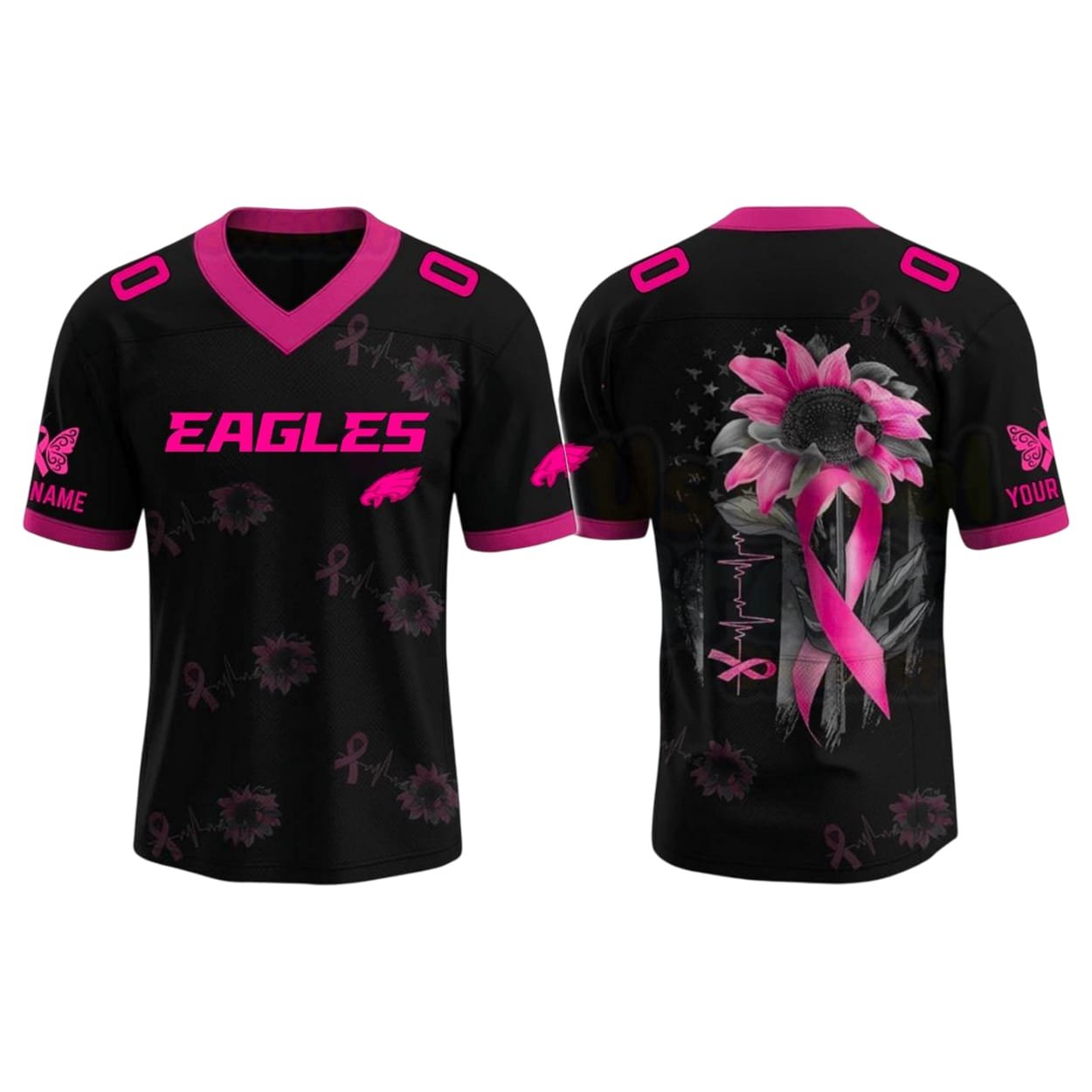 2025 Eagles Breast Cancer Awareness Month Jersey 2025 Eagles Breast Cancer Awareness Month Jersey