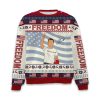 2025 Freedom Charlie Kirk Ugly Christmas Sweater