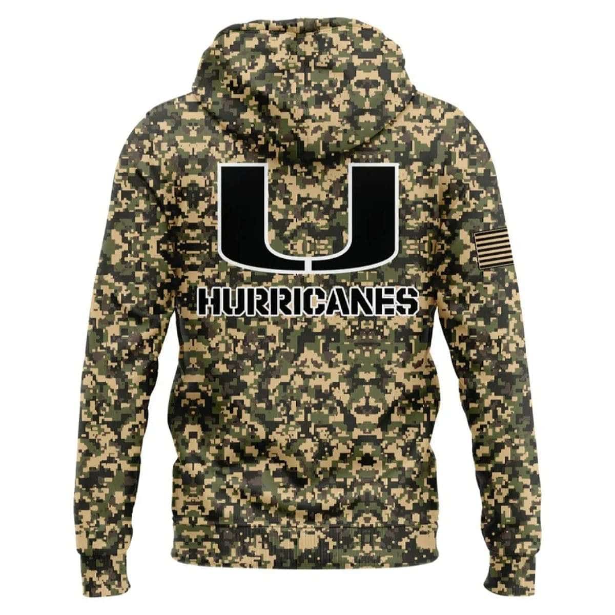 2025 Hurricanes Camo Uniforms Hoodie 2025 Hurricanes Camo Uniforms Hoodie