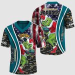 2025 Jaguars Merry Grinchmas American Flag Jersey