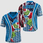 2025 Lions Merry Grinchmas American Flag Jersey