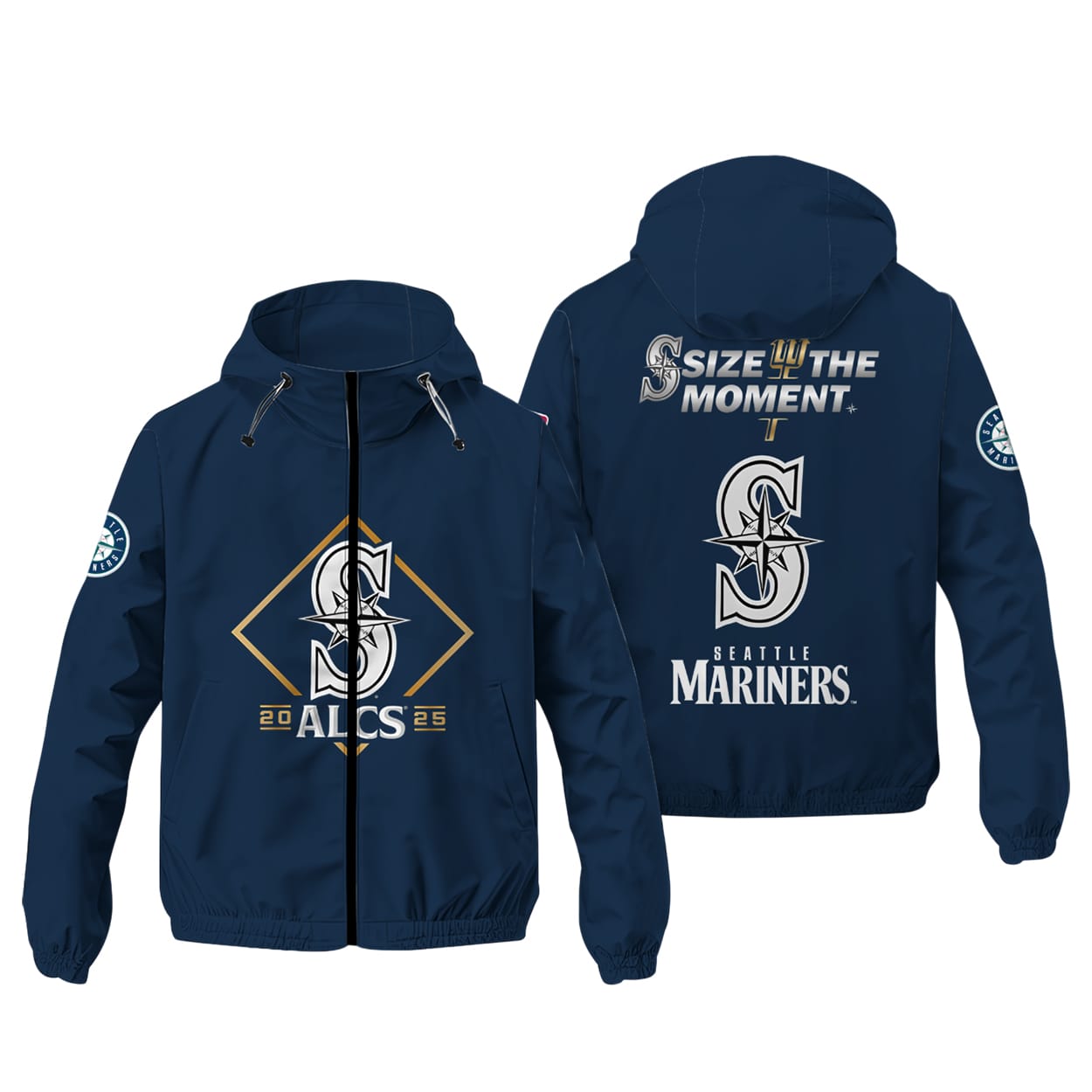 2025 Mariners ALCS Size Seize The Moment Outdoor Jacket 2025 Mariners ALCS Size Seize The Moment Outdoor Jacket
