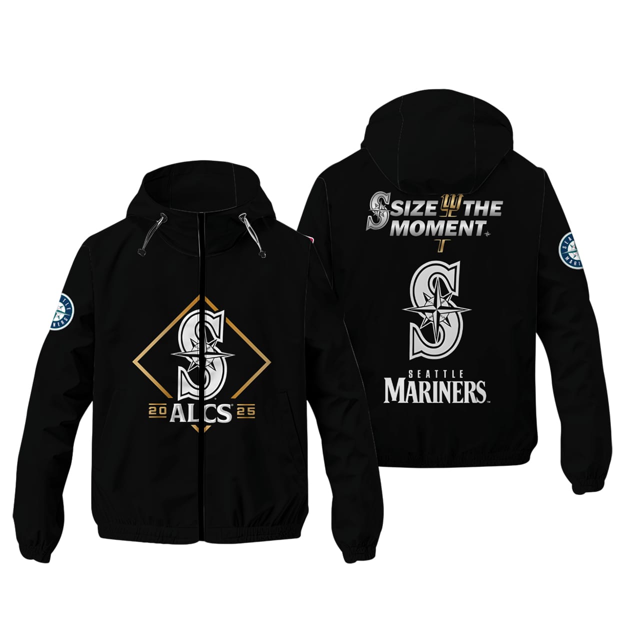 2025 Mariners ALCS Size Seize The Moment Outdoor Jacket 2025 Mariners ALCS Size Seize The Moment Outdoor Jacket