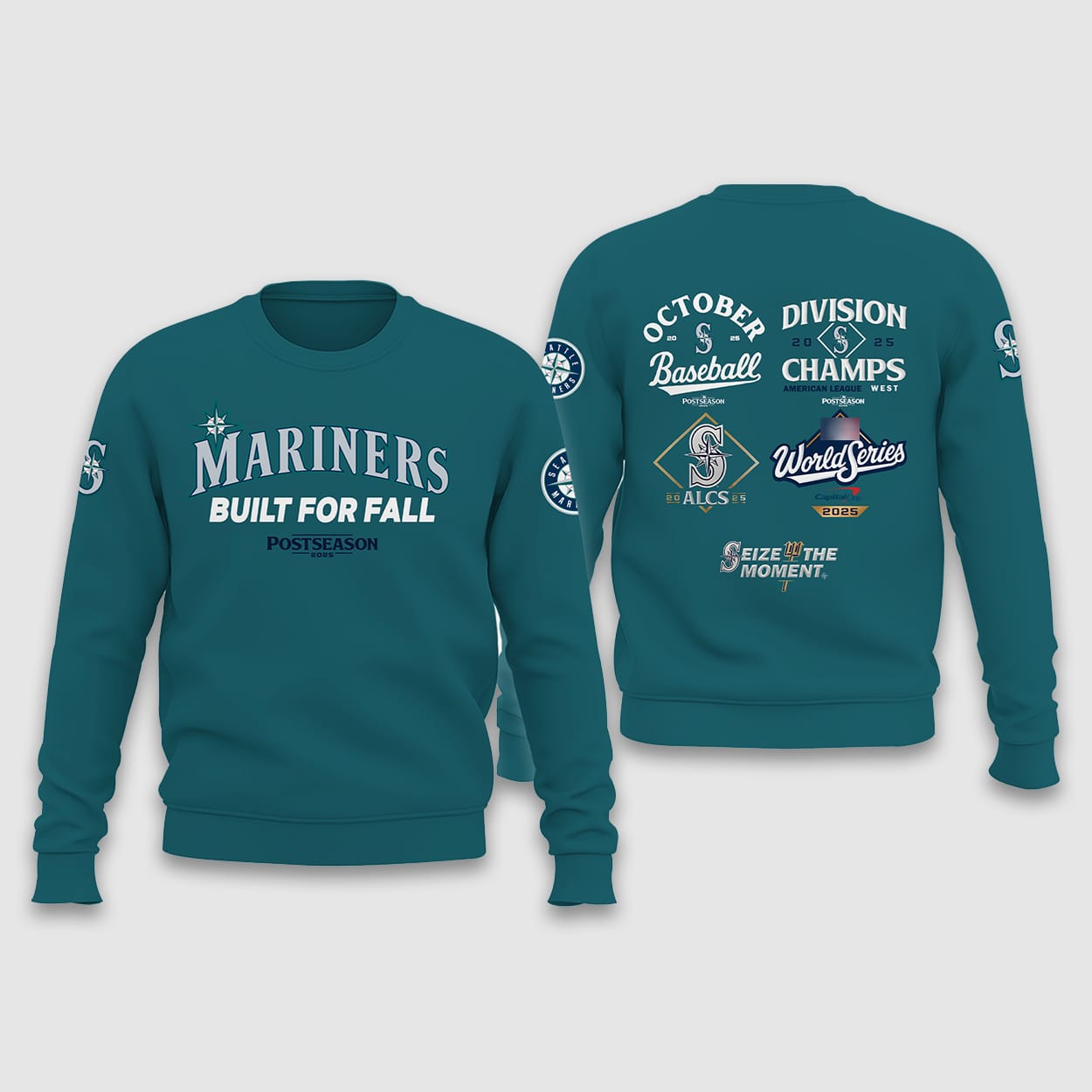 2025 Mariners Seize The Moment World Series Hoodie 2025 Mariners Seize The Moment World Series Hoodie