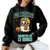 2025 Packers Haunted By 13 Rings Waffle Hoodie