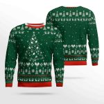2025 Pickleball Christmas Tree Ugly Sweater
