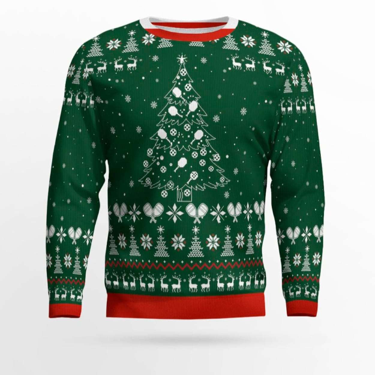 2025 Pickleball Christmas Tree Ugly Sweater 2025 Pickleball Christmas Tree Ugly Sweater