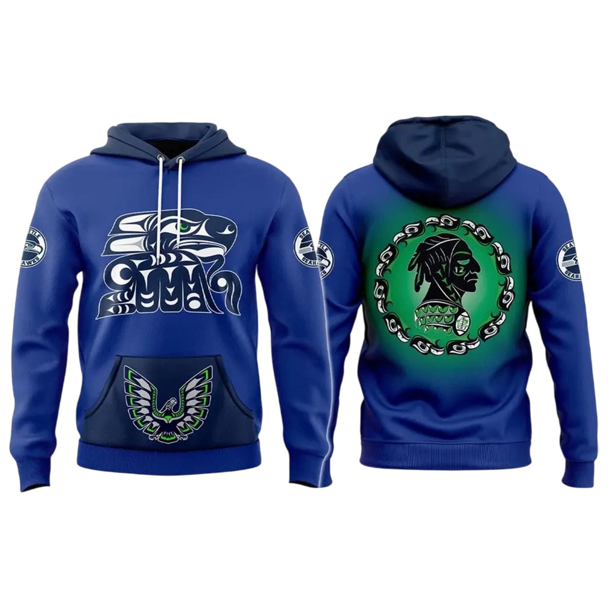 2025 Seahawks Native American Heritage Night Hoodie 2025 Seahawks Native American Heritage Night Hoodie