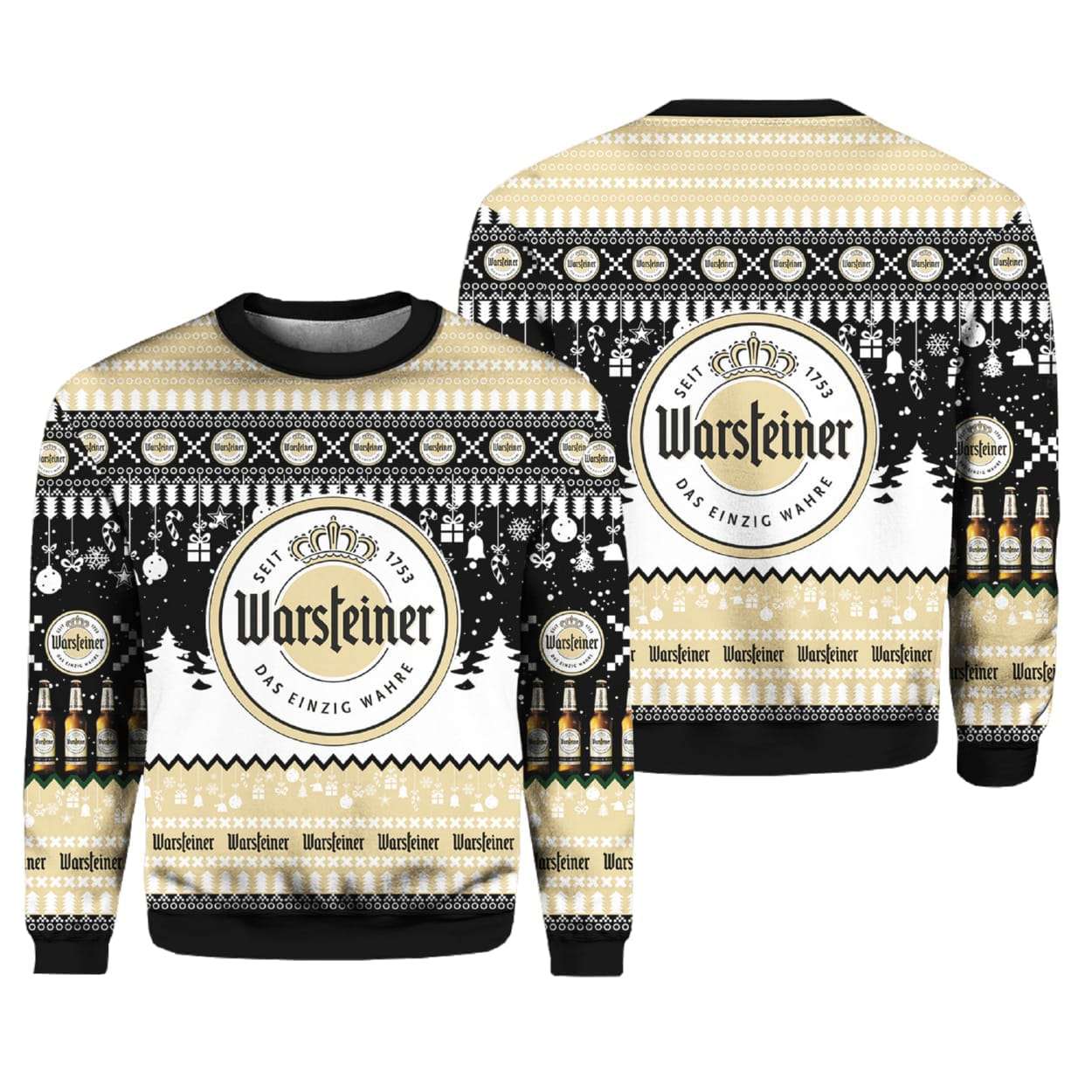 2025 Warsteiner German Beer Christmas Ugly Sweater 1 2025 Warsteiner German Beer Christmas Ugly Sweater