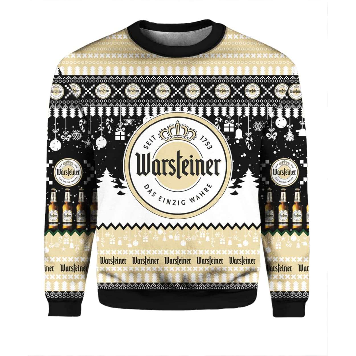 2025 Warsteiner German Beer Christmas Ugly Sweater 2025 Warsteiner German Beer Christmas Ugly Sweater