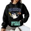 2025 Yankees Haunted By 27 Rings Waffle Hoodie