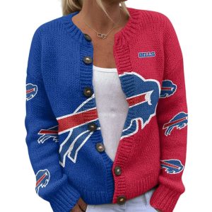 Bills Two Tone Knit Cardigan