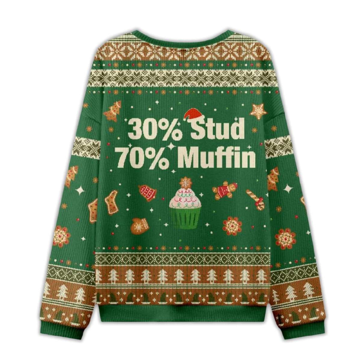 2025 30 Percent Stud 70 Percent Muffin Ugly Christmas Sweater 2025 30 Percent Stud 70 Percent Muffin Ugly Christmas Sweater