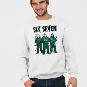 Jason Voorhees Michael Myers Ghostface Six Seven Meme Shirt 3