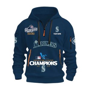 2025 Mariners American League Champions Zip Hoodie2