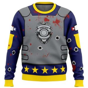 Davis Tapp Wary Greetings Dead by Daylight Ugly Christmas Sweater