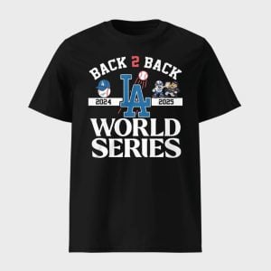 Dodgers Back 2 Back 2024 2025 World Series Shirt 1