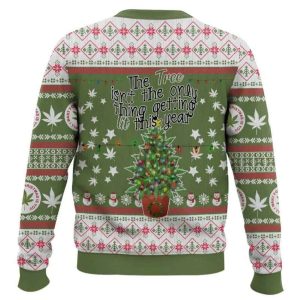 The Tree Aint The Only Thing Getting Lit This Year Ugly Christmas Sweater1