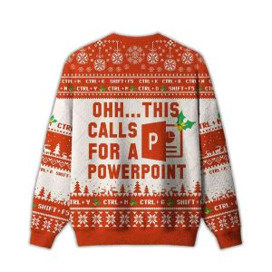 2025 Ohh This Calls for a Powerpoint Ugly Sweater 1 OhhThis Calls for a Powerpoint Ugly Christmas Sweater1