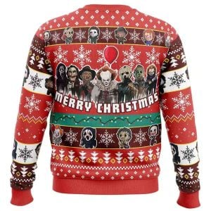 2025 Merry Christmas Nightmares of Halloween Ugly Christmas Sweater 1 Merry Christmas Nightmares of Halloween Ugly Christmas Sweater1