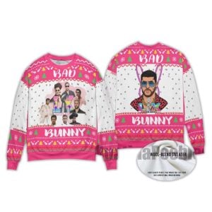 Bad Bunny Bowl 2026 Halftime Show Christmas Ugly Sweater 4 Bad Bunny Bowl 2026 Halftime Show Christmas Ugly Sweater4