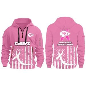 Chiefs 2025 Breast Cancer Awareness Zip Hoodie