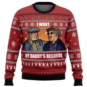 I Want My Daddys Records Sanford and Son Ugly Christmas Sweater