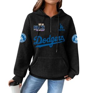 2025 Dodgers NLCS Waffle Hoodie3