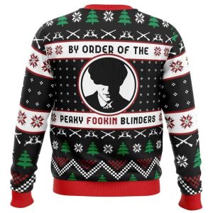 By The Order of The Peaky Blinders Peaky Blinders Ugly Christmas Sweater1