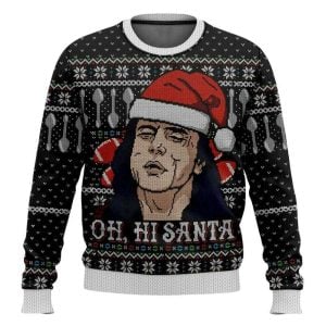 Oh Hi Santa Tommy Wiseau Ugly Christmas Sweater