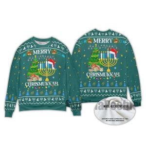2025 Merry Christmas Hanukkah Ugly Sweater