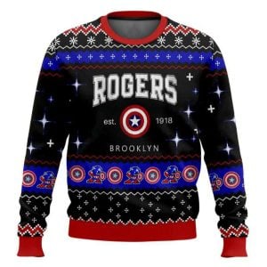 Steve Rogers Captain America Ugly Christmas Sweater