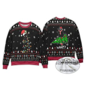 Meowy Cat What Ugly Christmas Sweater2