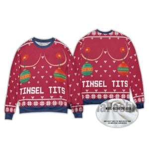 2025 Tinsel Tits Ugly Christmas Sweater 2 Tinsel Tits Ugly Christmas Sweater2