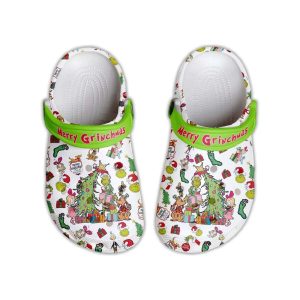 Merry Grnchmas Crocs
