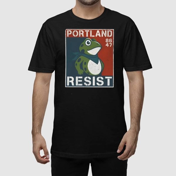8647 Resist Portland Frog Shirt
