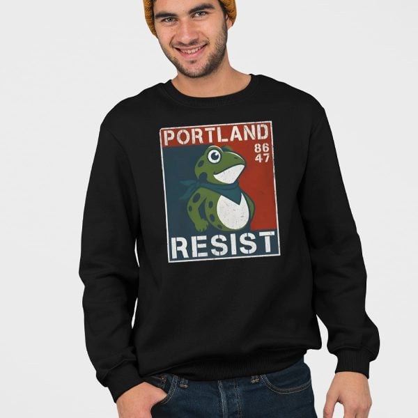 8647 Resist Portland Frog Shirt