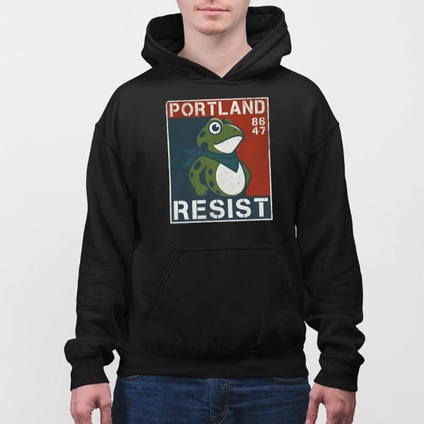 8647 Resist Portland Frog Shirt