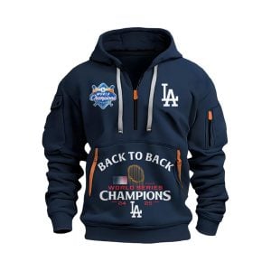 2025 LA Dodgers Back To Back World Series Champions Quarter Zip Hoodie 2 2025 LA Dodgers Back To Back World Series Champions Quarter Zip Hoodie2