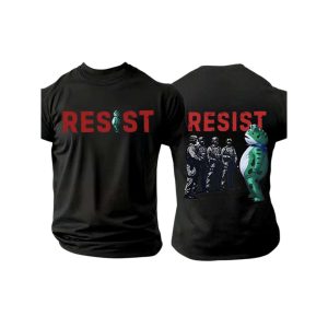 Portland Frog Resist Two-Sided T-Shirt 2 Portland Frog Resist Two Sided Shirt2