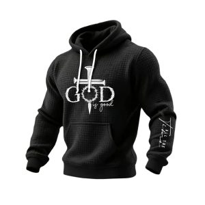 God Is Good All The Time Waffle Hoodie 3 God Is Good All The Time Waffle Hoodie3