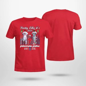 2025 Phillies Party Like Its 2008 Shirt 2