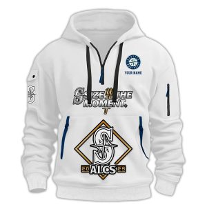 2025 Mariners ALCS Champions Size Seize The Moment Quarter Zip2