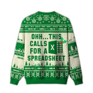2025 Ohh...This Calls for a Spreadsheet Ugly Christmas Sweater 1 OhhThis Calls for a Spreadsheet Ugly Christmas Sweater1