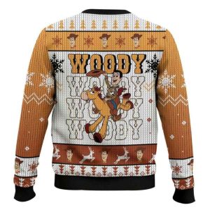 Toy Story Sheriff Woody Ugly Christmas Sweater1