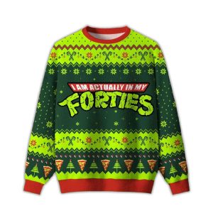 2025 I Am Actually In My Forties Ugly Christmas Sweater