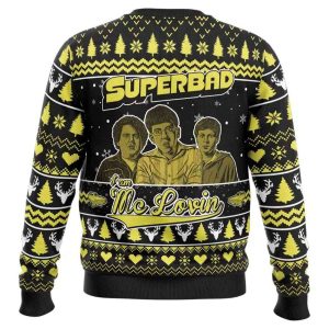 I am Mc Lovin Superbad Ugly Christmas Sweater1