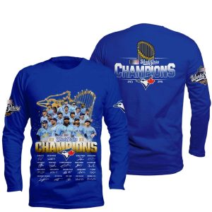 Blue Jays World Series Champions 2025 Long Slevee Shirt 1 Blue Jays World Series Champions 2025 Long Slevee Shirt 3