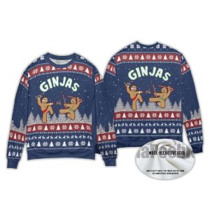 2025 Gingerbread Ginjas Christmas Ugly Sweater 1 Gingerbread Ginjas Christmas Ugly Sweater1