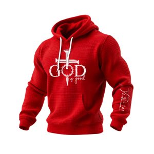 God Is Good All The Time Waffle Hoodie 1 God Is Good All The Time Waffle Hoodie1